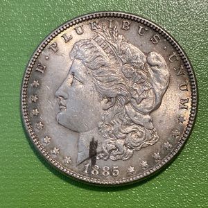 Collectors item 1885 Silver Dollar Coin